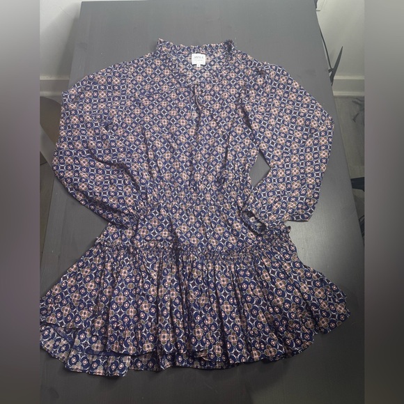 Misa Los Angeles Lorena Tile smocked mini dress - Picture 4 of 12